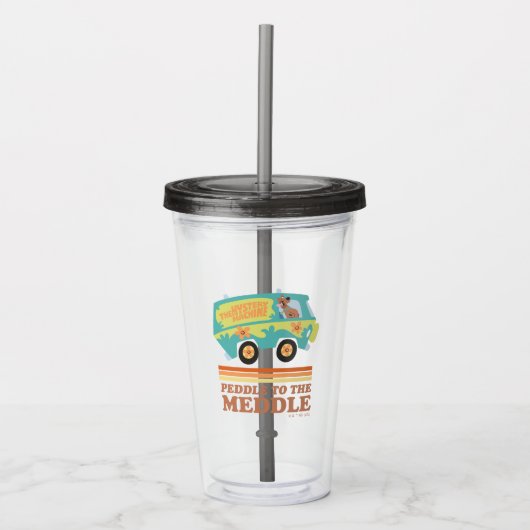 Scooby-Doo Mystery Machine "Peddle to the Meddle" Acryl Drinkbeker (Voorkant)