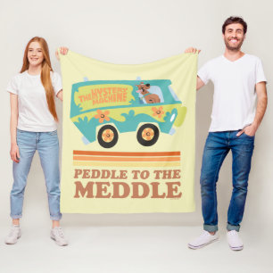 Scooby-Doo Mystery Machine "Peddle to the Meddle" Fleece Deken