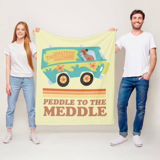 Scooby-Doo Mystery Machine "Peddle to the Meddle" Fleece Deken (In situ)