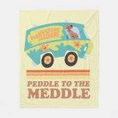Scooby-Doo Mystery Machine "Peddle to the Meddle" Fleece Deken (Voorkant)