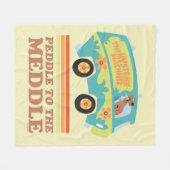 Scooby-Doo Mystery Machine "Peddle to the Meddle" Fleece Deken (Voorkant (Horizontaal))