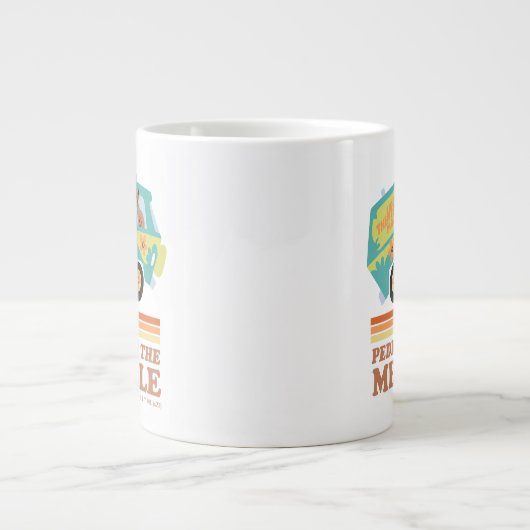 Scooby-Doo Mystery Machine "Peddle to the Meddle" Grote Koffiekop (Voorkant)