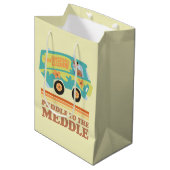 Scooby-Doo Mystery Machine "Peddle to the Meddle" Medium Cadeauzakje (Voorkant Gekanteld)