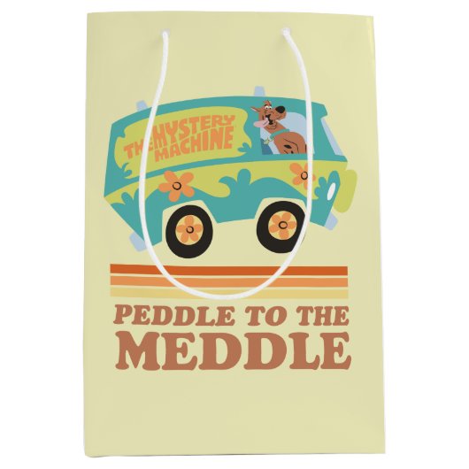 Scooby-Doo Mystery Machine "Peddle to the Meddle" Medium Cadeauzakje (Voorkant)