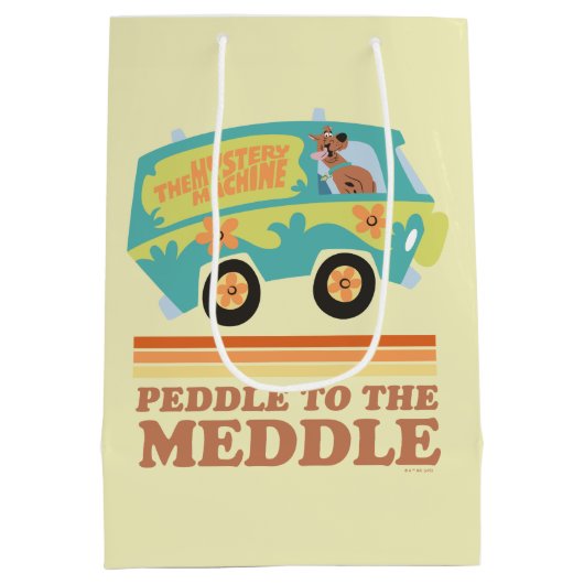 Scooby-Doo Mystery Machine "Peddle to the Meddle" Medium Cadeauzakje (Achterkant)