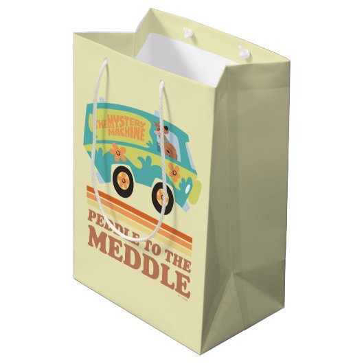 Scooby-Doo Mystery Machine "Peddle to the Meddle" Medium Cadeauzakje (Achterkant Gekanteld)