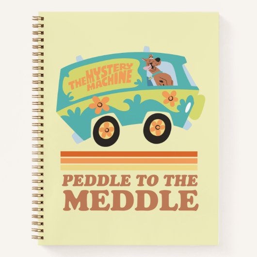 Scooby-Doo Mystery Machine "Peddle to the Meddle" Notitieboek (Voorkant)