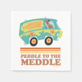 Scooby-Doo Mystery Machine "Peddle to the Meddle" Servet (Voorkant)