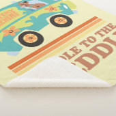 Scooby-Doo Mystery Machine "Peddle to the Meddle" Sherpa Deken (3/4)