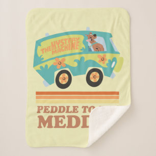 Scooby-Doo Mystery Machine "Peddle to the Meddle" Sherpa Deken