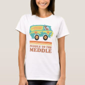 Scooby-Doo Mystery Machine "Peddle to the Meddle" T-shirt (Voorkant)