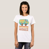 Scooby-Doo Mystery Machine "Peddle to the Meddle" T-shirt (Voorkant volledig)