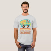 Scooby-Doo Mystery Machine "Peddle to the Meddle" T-shirt (Voorkant volledig)