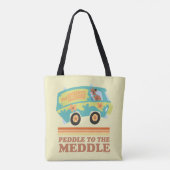 Scooby-Doo Mystery Machine "Peddle to the Meddle" Tote Bag (Achterkant)