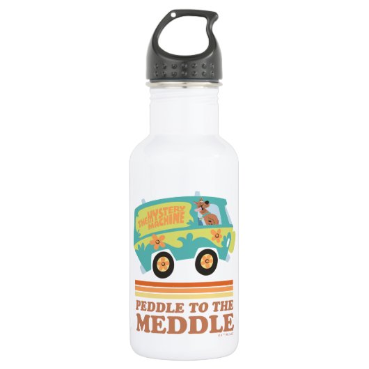 Scooby-Doo Mystery Machine "Peddle to the Meddle" Waterfles (Voorkant)