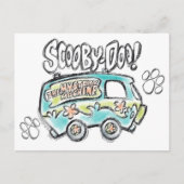 Scooby-Doo | Mystery Machine Sketch Briefkaart (Voorkant)