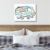 Scooby-Doo | Mystery Machine Sketch Canvas Afdruk (Insitu (Slaapkamer))