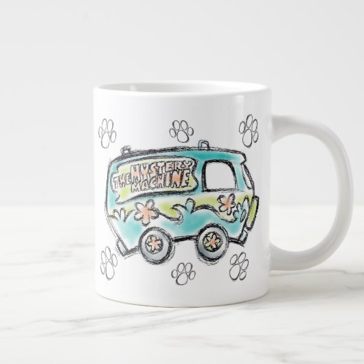 Scooby-Doo | Mystery Machine Sketch Grote Koffiekop (Rechts)
