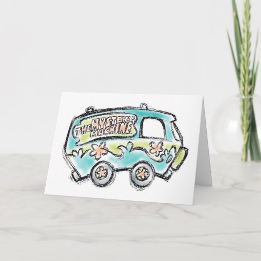 Scooby-Doo | Mystery Machine Sketch Kaart (Voorkant)