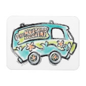 Scooby-Doo | Mystery Machine Sketch Magneet (Horizontaal)