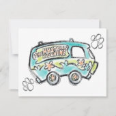 Scooby-Doo | Mystery Machine Sketch Notitiekaartje (Voorkant)
