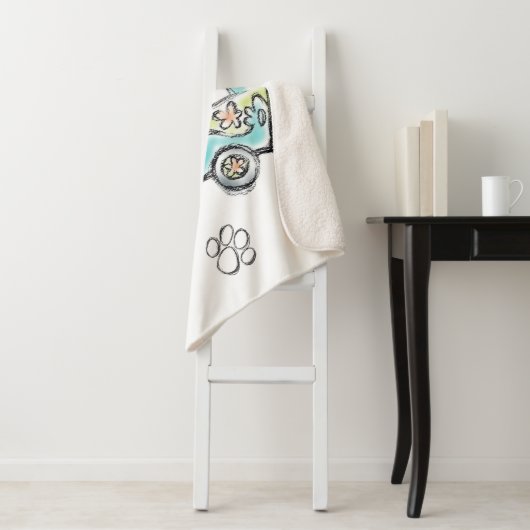 Scooby-Doo | Mystery Machine Sketch Sherpa Deken (In situ)