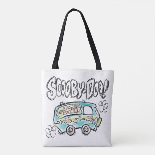 Scooby-Doo | Mystery Machine Sketch Tote Bag (Achterkant)