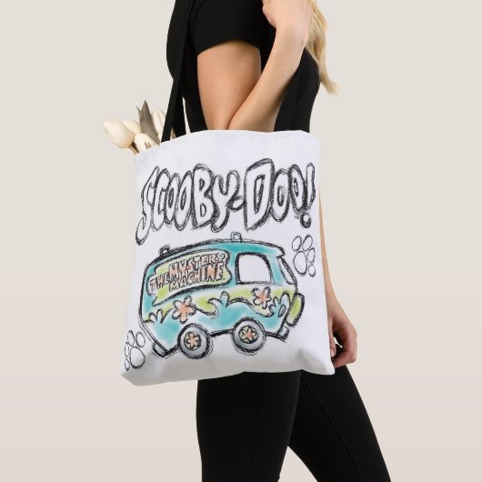 Scooby-Doo | Mystery Machine Sketch Tote Bag (Dichtbij)