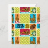 Scooby-Doo Mystery Pattern Briefkaart (Voorkant / Achterkant)