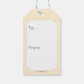 Scooby-Doo Mystery Pattern Cadeaulabel (Achterkant)