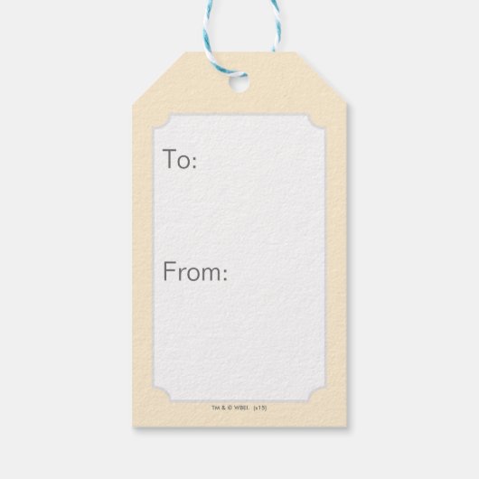 Scooby-Doo Mystery Pattern Cadeaulabel (Achterkant)