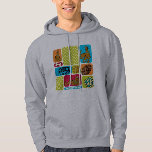 Scooby-Doo Mystery Pattern Hoodie (Voorkant)