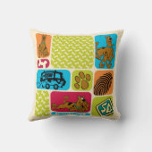 Scooby-Doo Mystery Pattern Kussen (Achterkant)