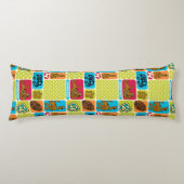 Scooby-Doo Mystery Pattern Lichaamskussen (Voorkant)