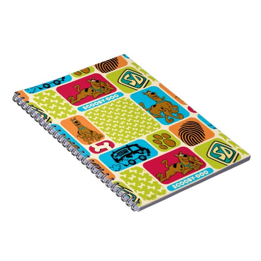 Scooby-Doo Mystery Pattern Notitieboek (Rechterzijde)