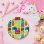 Scooby-Doo Mystery Pattern Papieren Bordje (Feest)