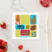 Scooby-Doo Mystery Pattern Servetten (Insitu)