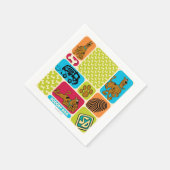Scooby-Doo Mystery Pattern Servetten (Hoek)