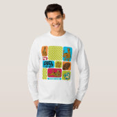 Scooby-Doo Mystery Pattern T-shirt (Voorkant volledig)