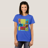 Scooby-Doo Mystery Pattern T-shirt (Voorkant volledig)