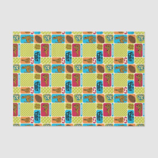 Scooby-Doo Mystery Pattern Tissuepapier (Voorkant)
