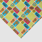 Scooby-Doo Mystery Pattern Tissuepapier (Detail)