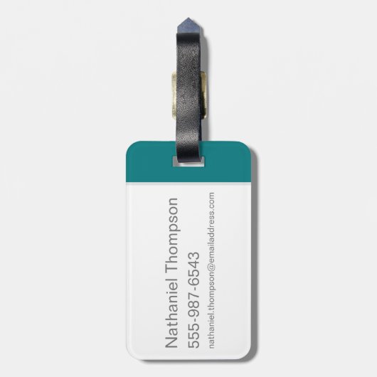 Scooby-Doo "Niet gehaat, gefeliciteerd" Grafisch Bagagelabel (Achterkant verticaal)