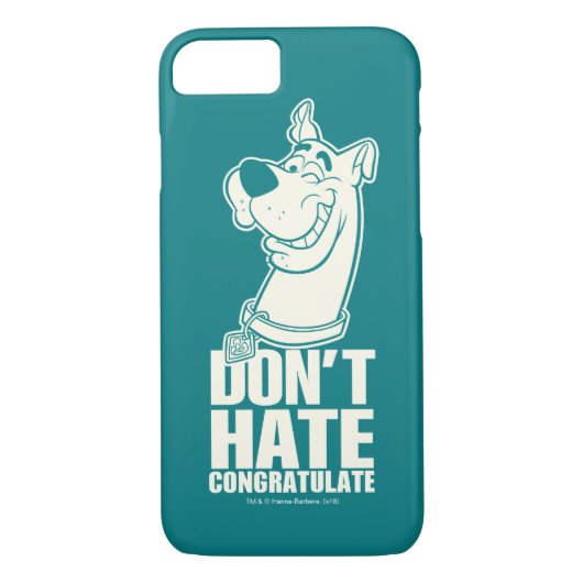 Scooby-Doo "Niet gehaat, gefeliciteerd" Grafisch Case-Mate iPhone Case (Achterkant)