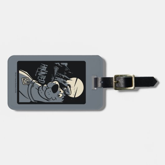 Scooby-Doo Noir Haunted Mansion Graphic Bagagelabel (Voorkant horizontaal)