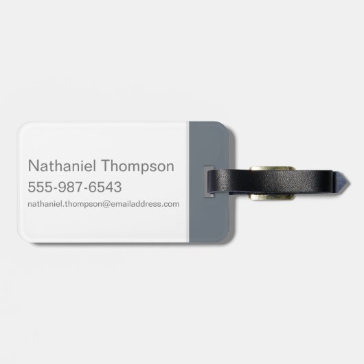 Scooby-Doo Noir Haunted Mansion Graphic Bagagelabel (Achterkant horizontaal)