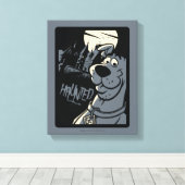 Scooby-Doo Noir Haunted Mansion Graphic Canvas Afdruk (Insitu (Houten vloer))