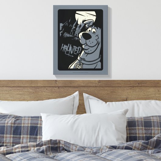 Scooby-Doo Noir Haunted Mansion Graphic Canvas Afdruk (Insitu (Slaapkamer))