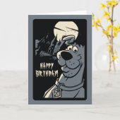 Scooby-Doo Noir Haunted Mansion Graphic Kaart (Gele Bloem)