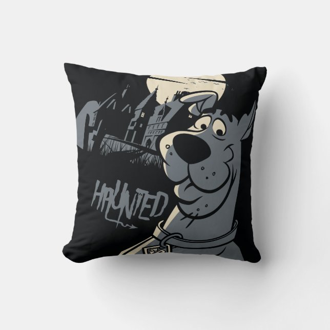 Scooby-Doo Noir Haunted Mansion Graphic Kussen (Voorkant)